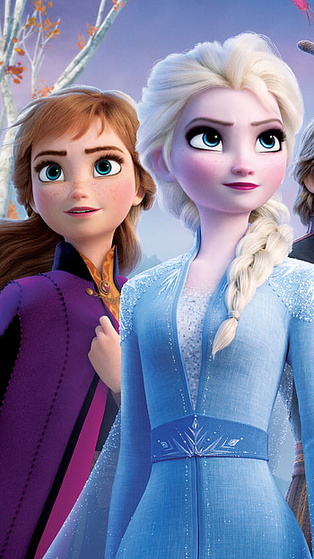 Frozen movie, Elsa, Animation, Adventure HD phone wallpaper