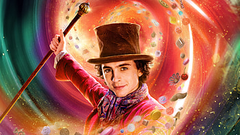 Timothée Chalamet as Willy Wonka, Timothée Chalamet, movie, Wonka HD wallpaper