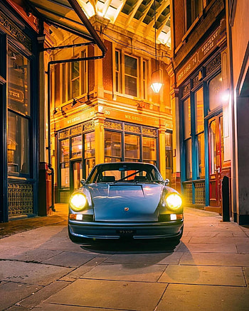 Auto clásico, automotive lighting, Porsche clásico, automotive parking light, voiture, car HD phone wallpaper