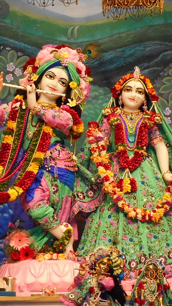 Radha Krishna , Radha Krishna, Temple HD phone wallpaper