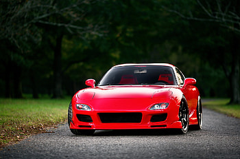 RX-7 Front View, Mazda RX HD wallpaper