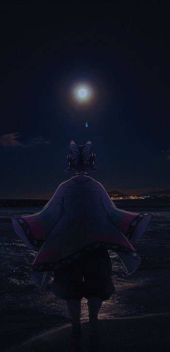 Shinobu, cielo, atmosféra, noche HD phone wallpaper