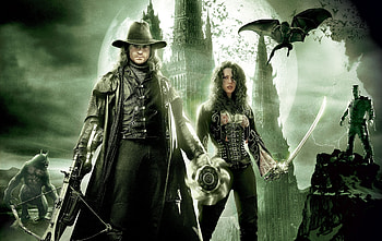 Van Helsing movie, Action-packed adventure, Hunting supernatural beings, Gothic aesthetic HD wallpaper