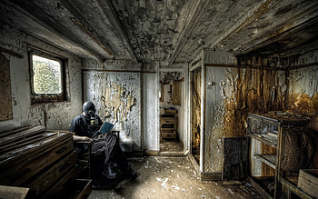 Post-apocalyptic room, Best post-apocalyptic books, Post-apocalyptic art HD wallpaper
