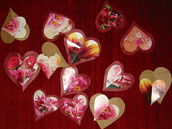 Paper Hearts, hearts, paper HD wallpaper