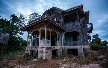 Scary Creepy Old House, House, Houses, Architecture, USA, Michigan, Old Scary Houses HD wallpaper