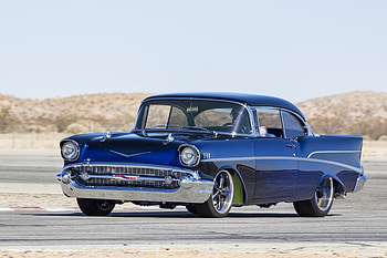 Blue Heaven, Bowtie, Classic, GM, 1957 HD wallpaper