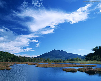 Lagoa Azul, blue, sky, nature, lake HD wallpaper