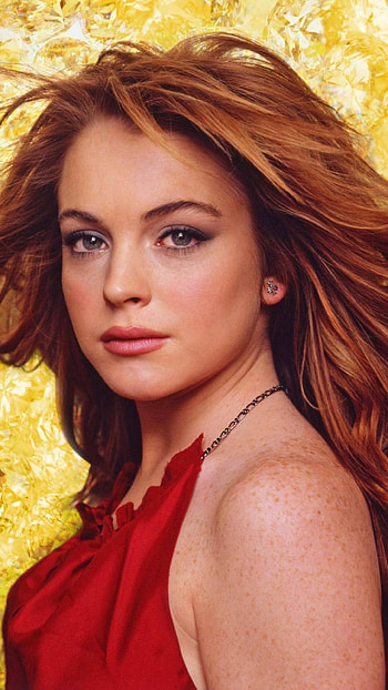 Lindsay Lohan, Celebrity icon, Famous star, Hollywood actress HD phone wallpaper