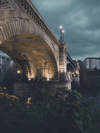 Architecture, Twilight, City, Miscellanea, Miscellaneous, Dusk, Bridge HD phone wallpaper