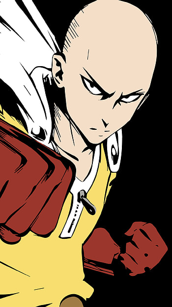 One-Punch Man, Anime greatness, Powerful superheroes, Intense battles HD phone wallpaper