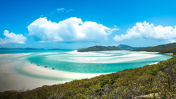 Whiteheaven Beach, Whitsunday Island, Queensland Australia HD wallpaper