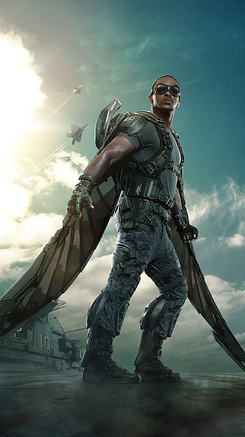 Falcon, marvel, hollywood movie HD phone wallpaper