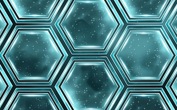 Abstract, Form, Figure, Hexagon, Geometry, Hexahedron HD wallpaper