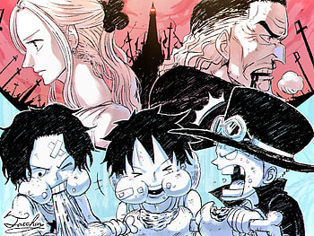 Ace, Luffy, and Sabo, Anime, One Piece, Sabo (One Piece), Monkey D. Luffy, Portgas D. Ace HD wallpaper