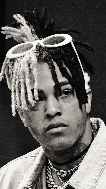 Black n white, xxxtentacion, black, white, singer HD phone wallpaper