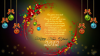 Happy New Year to All My Friends, year, hope, happiness, new HD wallpaper