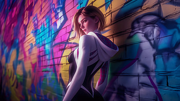 Gwen Stacy Legacy, gwen-stacy, superheroes, artwork, digital-art, ai HD wallpaper