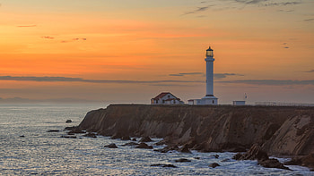 Point Arena, Lighthouses HD wallpaper