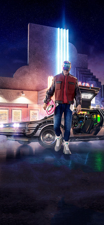 Back to the Future , , Mobile backgrounds, Time travel HD phone wallpaper