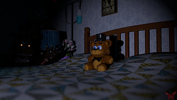 Nightmare Freddy - Five Nights at Freddy's 4 Horror, Nightmare Freddy (Five Nights at Freddy's), video game, Five Nights at Freddy's 4, Five Nights at Freddy's HD wallpaper