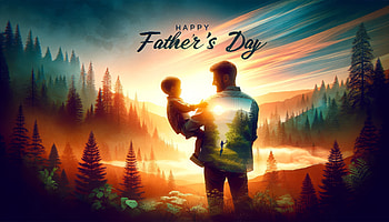 Fathers Day Sunrise Embrace -, Father's Day, Happy Father's Day, Family, love, nature HD wallpaper