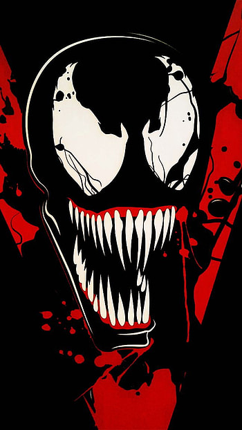 Venom face, anime HD phone wallpaper
