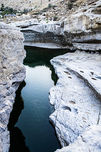 Wadi Bani Khalid, Asharqyiah Oman, Nature's oasis, Serene beauty HD phone wallpaper