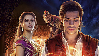 Aladdin 2019, Jasmine, Abu HD wallpaper