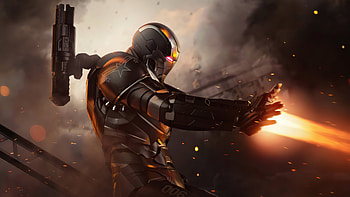 War Machine Firing, war-machine, superheroes, artwork, artist HD wallpaper