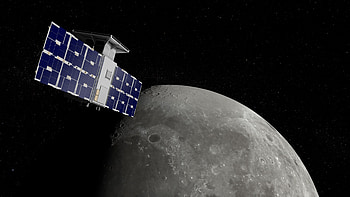 NASA-funded mission, Moon exploration, Cubesat technology, Space journey HD wallpaper