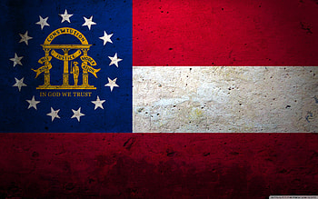 Georgia State Flag Gallery. Wide . HD wallpaper