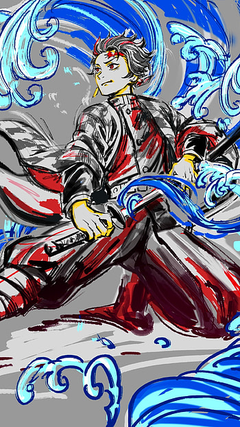 Tanjiro Kamado Anime Power – Demon Slayer Stylish , Tanjiro Kamado, Anime, Demon Slayer: Kimetsu no Yaiba HD phone wallpaper