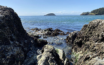 Deception Pass State Park, Washington, sea, sky, rocks, usa HD wallpaper