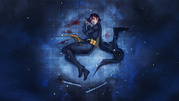 Batwoman Down, batwoman, superheroes, artwork, digital-art HD wallpaper
