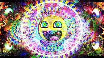 Trippy Psychedelic Awesome Smiley | | ID:49066 HD wallpaper