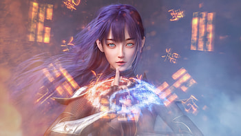 Crown Chakra Magical Girl, magic, fantasy, artist, artwork, digital-art HD wallpaper