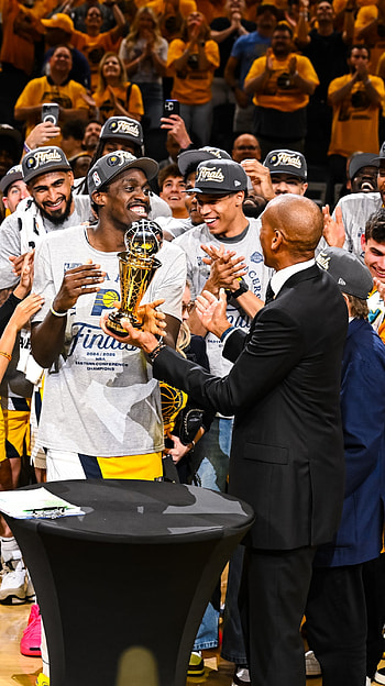 Indiana Pacers NBA Finals Celebration with Pascal Siakam - , basketball, NBA HD phone wallpaper