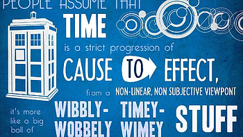 Doctor Who, The Doctor, TARDIS, David Tennant, Typography . HD wallpaper