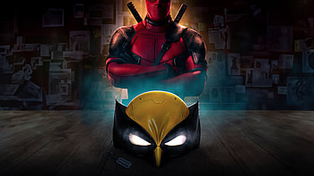 Deadpool And Wolverine Mask, deadpool-and-wolverine, deadpool-3, deadpool, wolverine, superheroes, 2024-movies, movies, artist, artwork, digital-art HD wallpaper