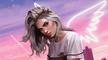 In My Dreams, angel, artist, artwork, digital-art, artstation HD wallpaper