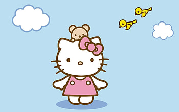 Mac Hello Kitty , Vibrant choices, Adorable character, Playful theme HD wallpaper