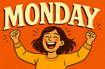 Happy Monday Ultra - Start Your Week with Joy, Happy, monday, celebration, woman HD wallpaper