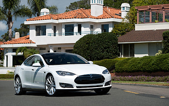Cars, City, Tesla, Model S, Tesla Model S HD wallpaper