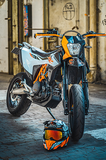 Motorcycles, Motorcyclist, Helmet, Motorcycle, Ktm, Ktm 690 Smc HD phone wallpaper