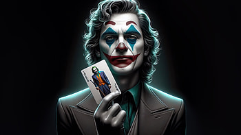 Wild Joker The Game Begins, joker, supervillain, superheroes, ai, artwork, digital-art, dark HD wallpaper