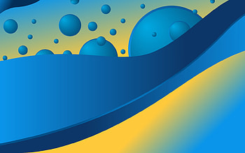 Wave of Victory, blue, vector, wave, yellow HD wallpaper
