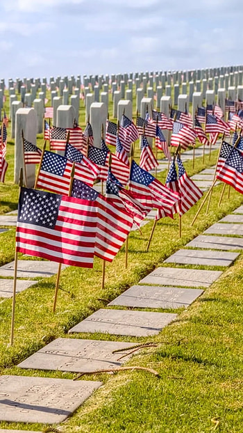 Memorial Day, USA Flags, Background HD phone wallpaper