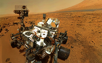 Curiosity rover , backgrounds, Space exploration, Martian scenery HD wallpaper