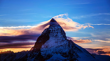 Matterhorn, Dawn, , Mountain, Alps, Dusk HD wallpaper
